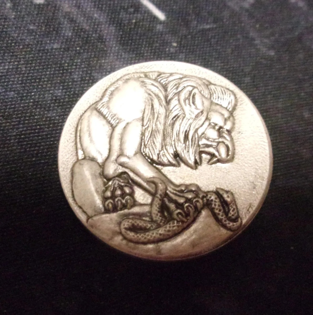 Insigne Sécurité Air de la Direction de la Sécurité Militaire - DSM - Lion