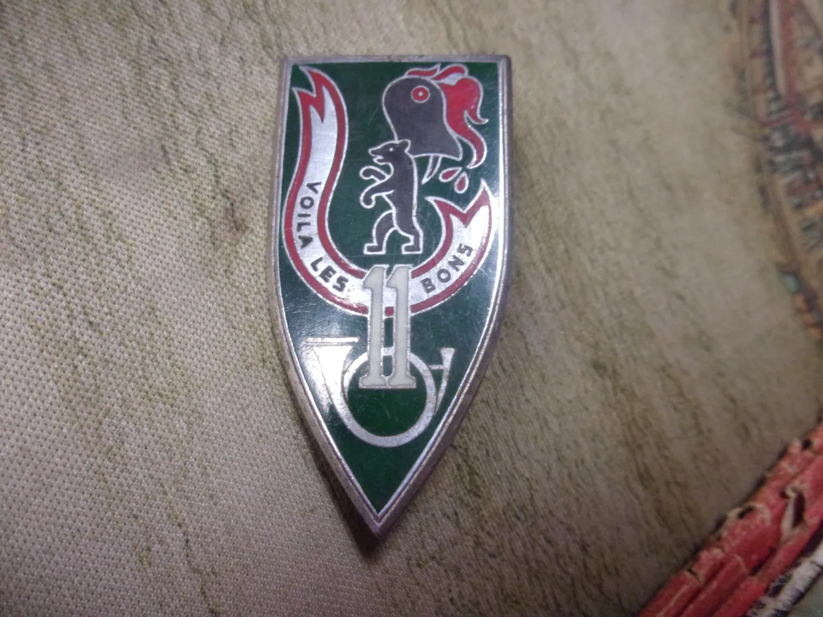 Insigne 11° Groupe d’Escadrons de Chars Moyens - Cavalerie - ABC - Chasseurs