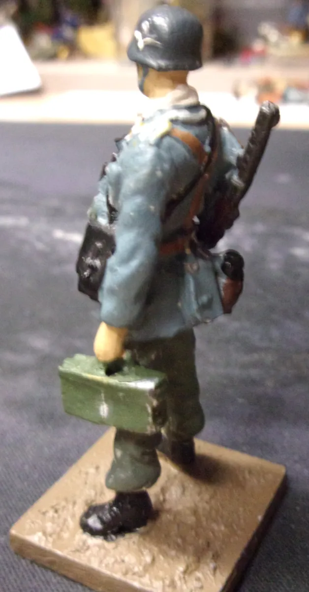 Soldat de Plomb " Fallschirmjäger allemand "- Parachutiste - TAP - Normandie vue 3
