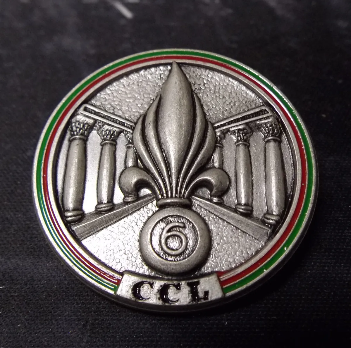 Insigne CCL du 6° Régiment Etranger de Génie - REG - Légion Etrangère