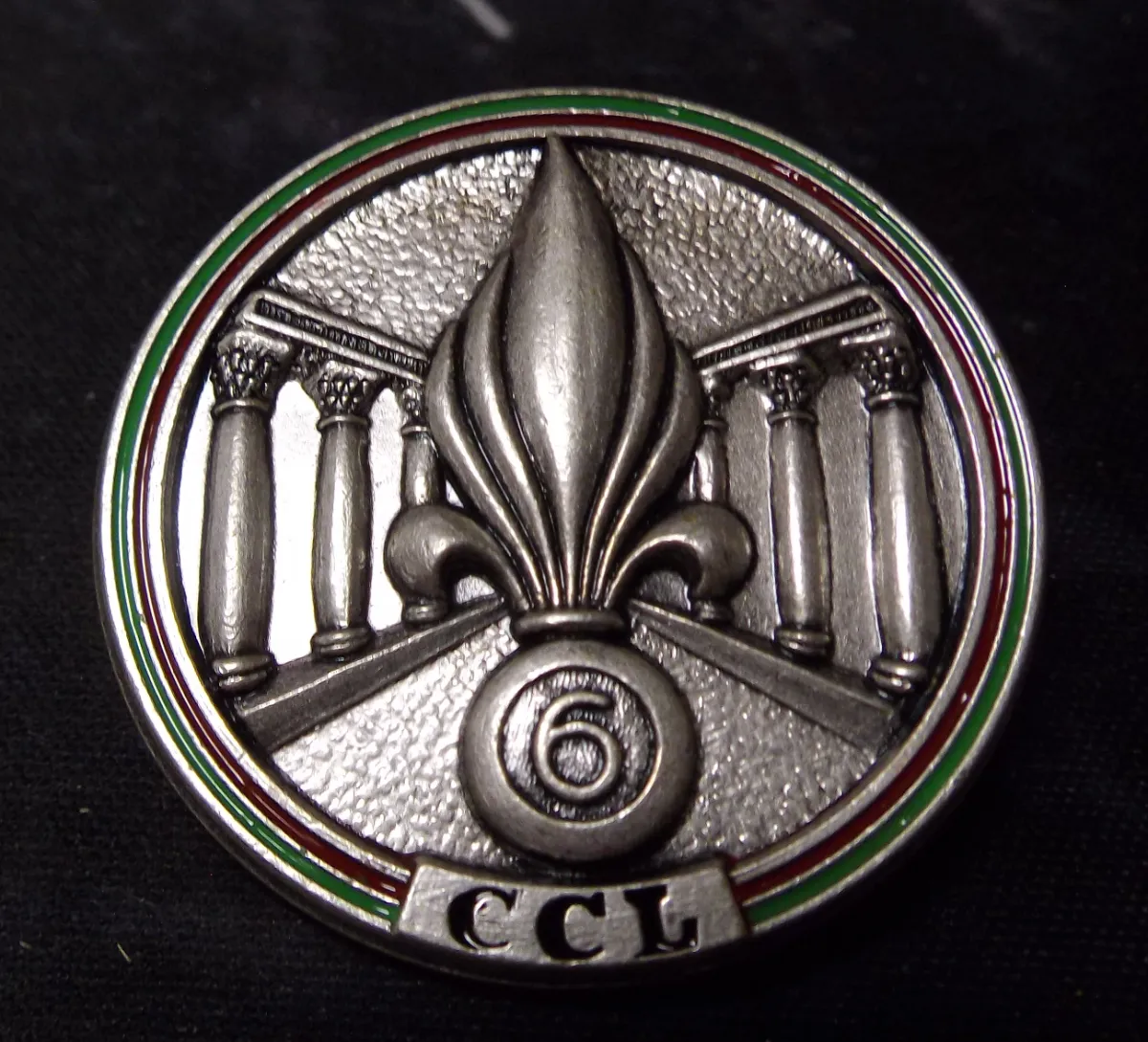 Insigne CCL du 6° Régiment Etranger de Génie - REG - Légion Etrangère
